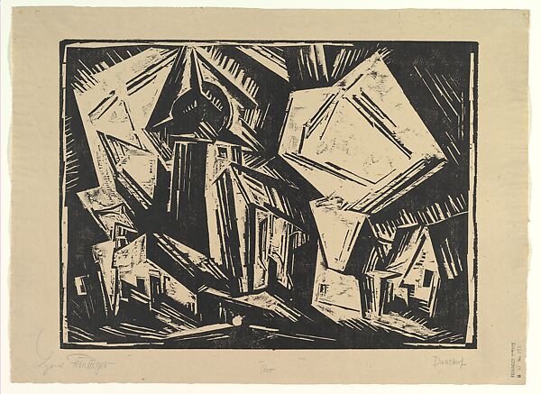 Daasdorf, Lyonel Charles Feininger (American, New York 1871–1956 New York), Woodcut 