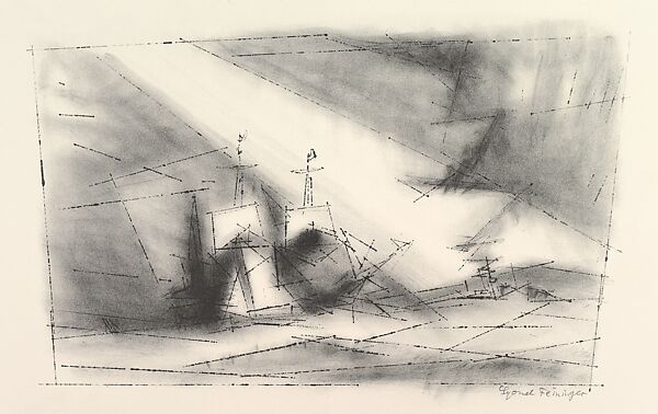 Off the Coast (Vor der Küste), Lyonel Charles Feininger (American, New York 1871–1956 New York), Lithograph 