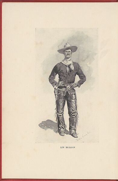 Lin McLean, Owen Wister (American, Germantown, Pennsylvania 1860–1938 Kingston, Rhode Island), Illustrations: photogravure 