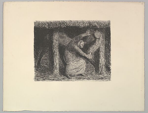 The Murderess (Die Mörderin), Ernst Barlach (German, Wedel 1870–1938 Rostock), Lithograph 