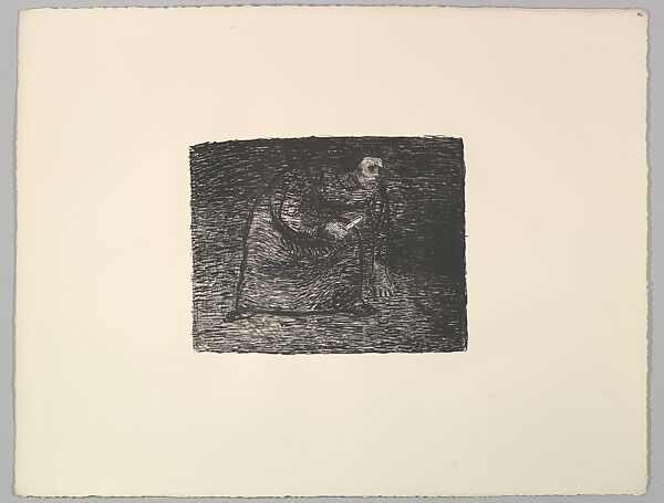 Considering Murder (Auf Mord Bedacht), Ernst Barlach (German, Wedel 1870–1938 Rostock), Lithograph 