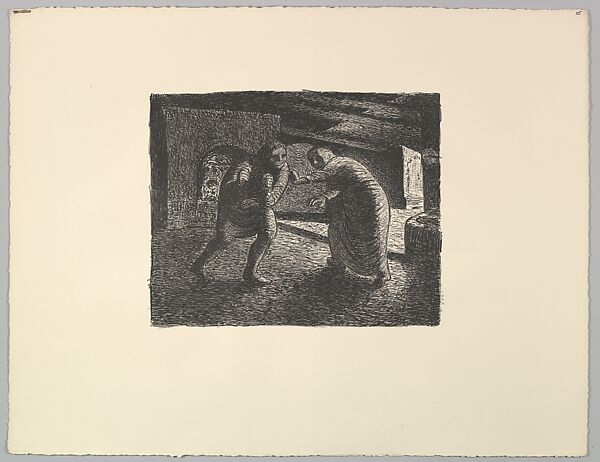 Uprising and Repulse (Aufbruch und Abwehr), Ernst Barlach (German, Wedel 1870–1938 Rostock), Lithograph 