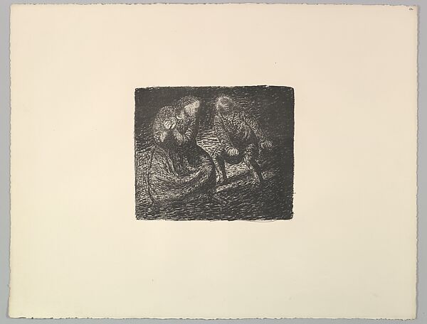 The Shouter (Der Rufende), Ernst Barlach (German, Wedel 1870–1938 Rostock), Lithograph 