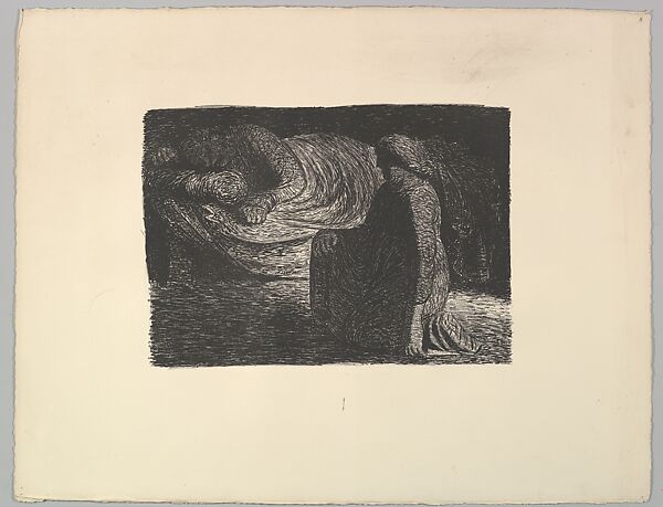 Besenbein auf dem Toten Rosse Herzhorn II, Ernst Barlach (German, Wedel 1870–1938 Rostock), Lithograph 