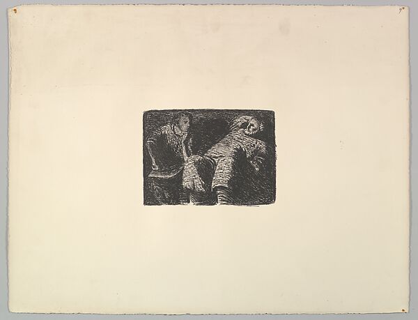 High Instruction (Hohe Unterweisung), Ernst Barlach (German, Wedel 1870–1938 Rostock), Lithograph 