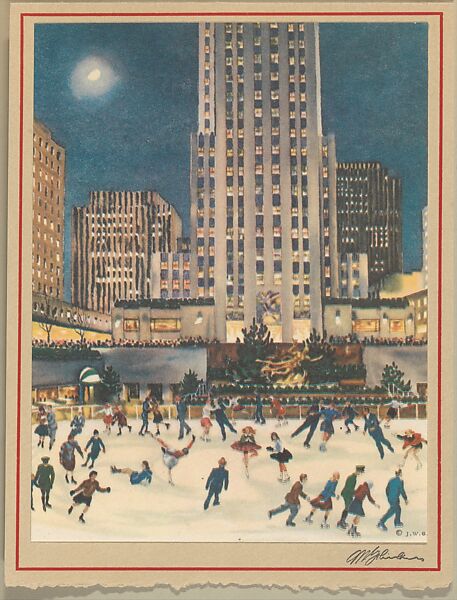 Rockefeller Center, After Joseph Webster Golinkin (American, Chicago, Illinois 1896–1977 Glen Cove, New York), Commercial color process 