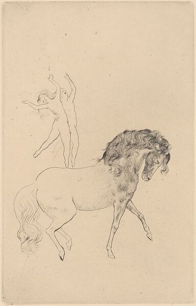 At the Circus, Pablo Picasso (Spanish, Malaga 1881–1973 Mougins, France), Drypoint