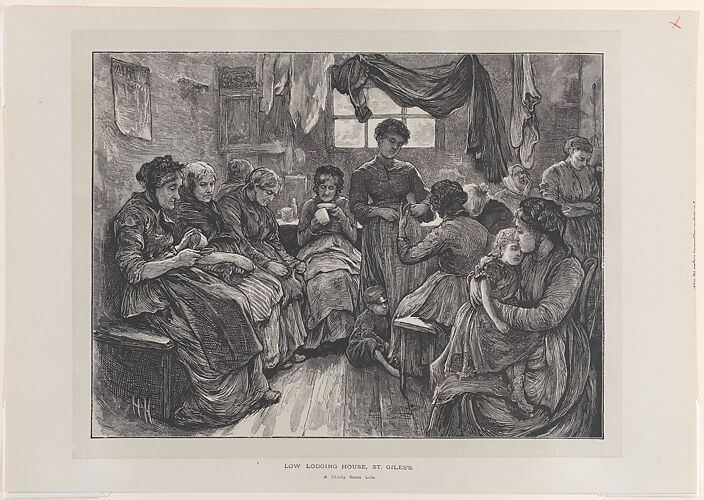 Low Lodging House, St. Giles's; A Study from Life, from 