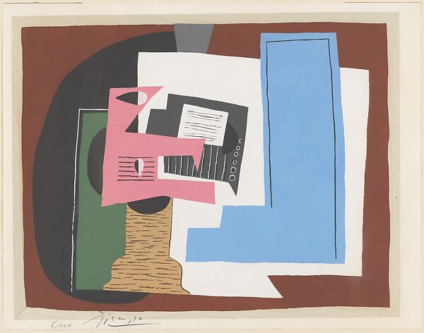 Untitled, Pablo Picasso (Spanish, Malaga 1881–1973 Mougins, France), Pochoir 