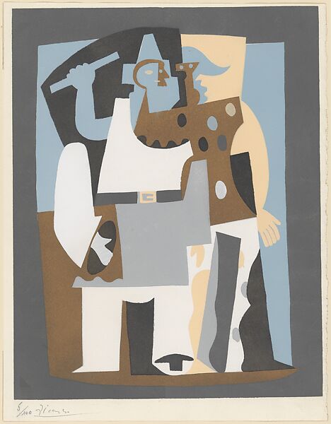 Untitled, After Pablo Picasso (Spanish, Malaga 1881–1973 Mougins, France), Pochoir 