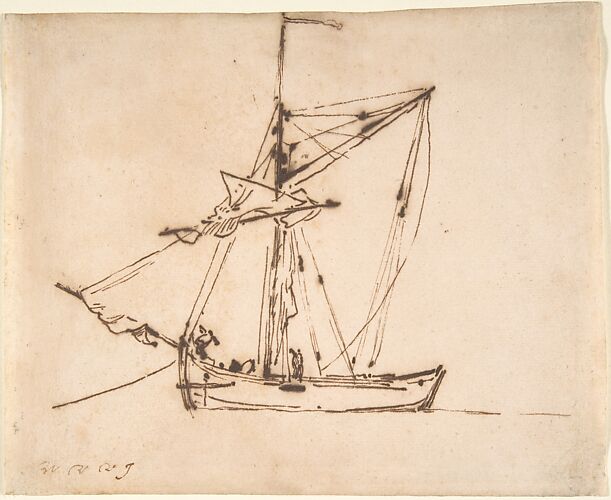 Sketch of a Sailboat