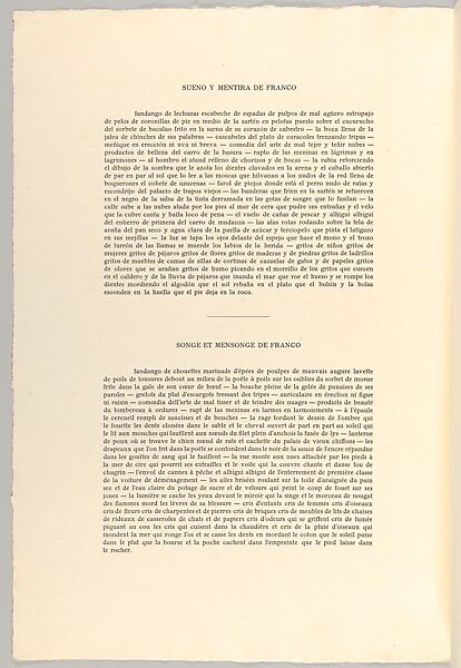 The Dream and Lie of Franco I, Pablo Picasso (Spanish, Malaga 1881–1973 Mougins, France), Etching and sugar-lift aquatint