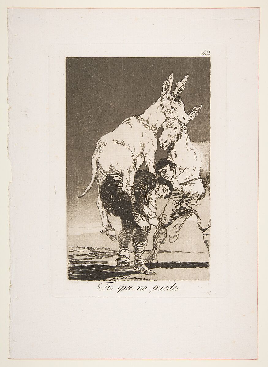 Goya (Francisco de Goya y Lucientes) | Plate 42 from 'Los ...