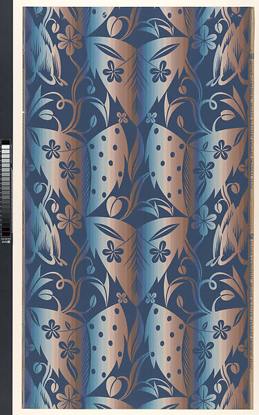 Large Leaves (Grosse Blätter), Dagobert Peche (Austrian, St. Michael im Lungau 1887–1923 Mödling bei Wien), Machine roll-printed 