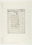 Sketches, Cy Twombly (American, Lexington, Virginia 1928–2011 Rome), Etching