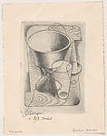 Still life with glasses and a goblet