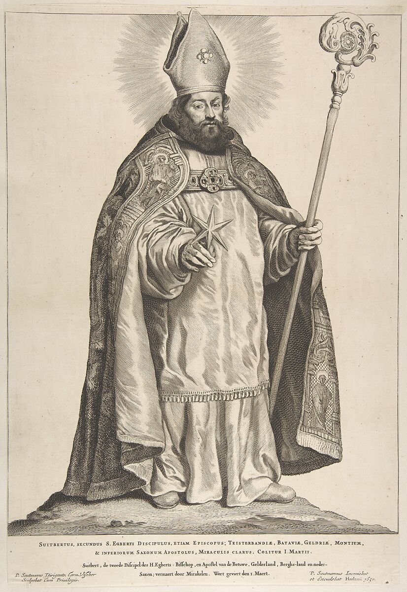 St. Swithbert, C. Visscher, Engraving and etching 