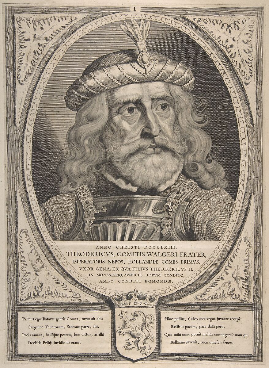 Theodoric, Pieter Soutman (Dutch, Haarlem, ca. 1580–1657 Haarlem), Engraving and etching, state III of IV 