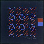 Fabric Design, knots and streaks pattern, Stuart Davis (American, Philadelphia, Pennsylvania 1892–1964 New York), Red, blue, and black gouache over graphite 