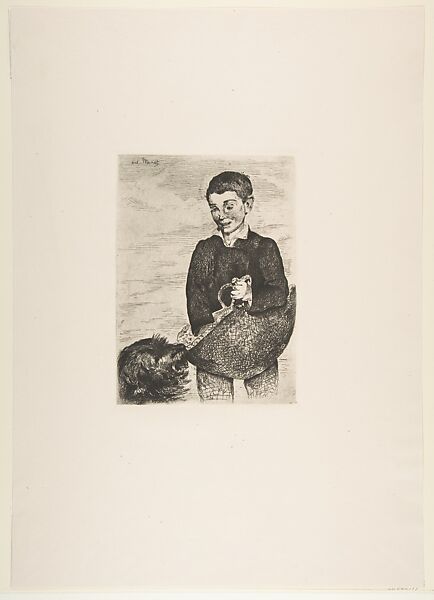 The Urchin, After Edouard Manet (French, Paris 1832–1883 Paris) (facsimile reproduction), FACSIMILE reproduction of etching, on laid paper