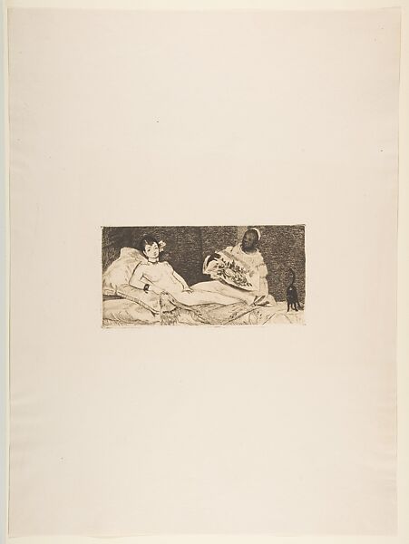Olympia, After Edouard Manet (French, Paris 1832–1883 Paris) (facsimile reproduction), FACSIMILE reproduction