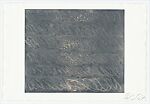 Untitled I, Cy Twombly (American, Lexington, Virginia 1928–2011 Rome), Open-bite etching with aquatint 
