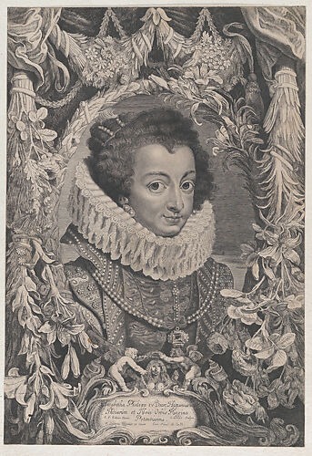 Portrait of Elisabeth of Bourbon, Queen of Spain