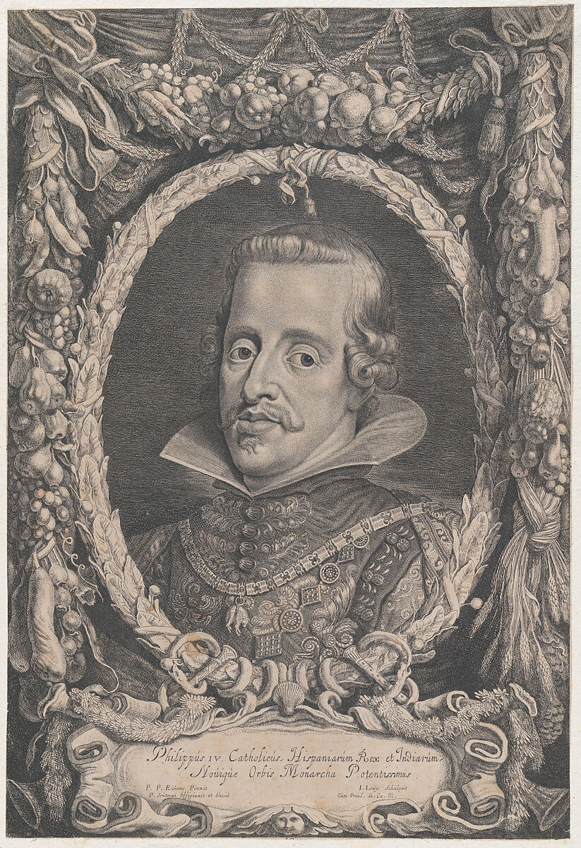 Portrait of Philip IV, King of Spain, Jacob Louys (Dutch, 1595 or 1600–1673), Engraving and etching 