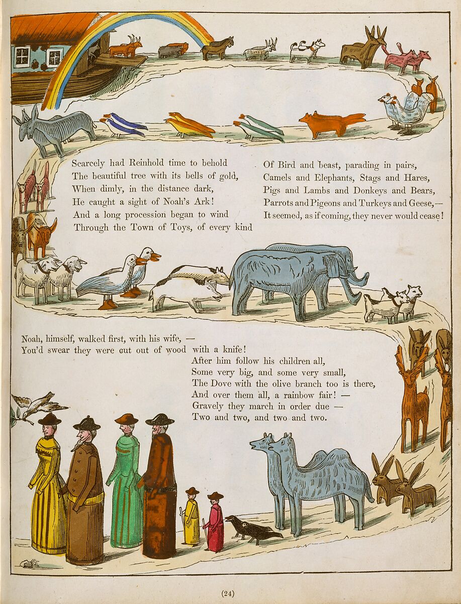 King Nut-Cracker Or The Dream of Poor Reinhold, Dr. Heinrich Hoffmann (German, 1809–1894), Illustrations: wood engraving, hand-coloring 