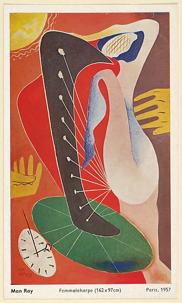 Greeting Card, Man Ray (American, Philadelphia, Pennsylvania 1890–1976 Paris), Photomechanical reproduction 