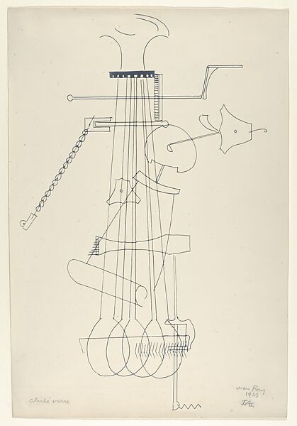 The Egg Beater, Man Ray (American, Philadelphia, Pennsylvania 1890–1976 Paris), Cliché verre (photographic reproduction) 