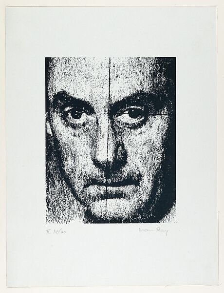 Self Portrait, Man Ray (American, Philadelphia, Pennsylvania 1890–1976 Paris), Offset lithograph 