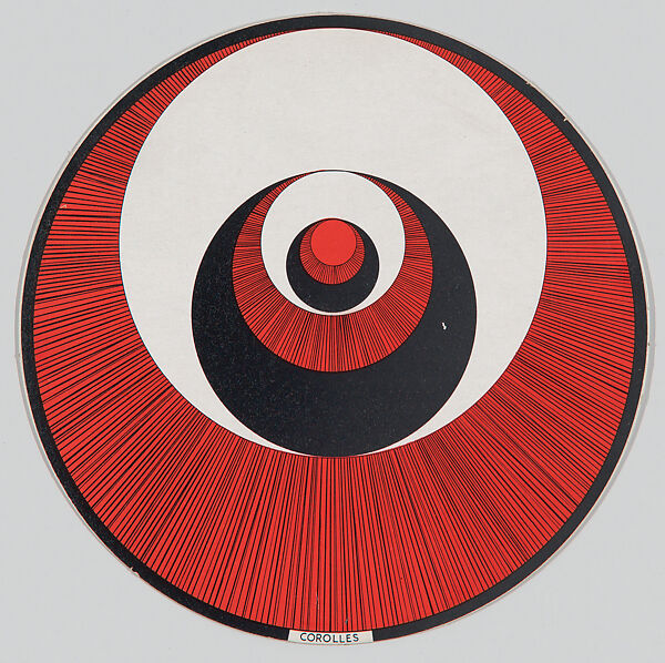 Rotoreliefs (Optical Discs), Marcel Duchamp (American (born France), Blanville 1887–1968 Neuilly-sur-Seine), Offset lithograph 