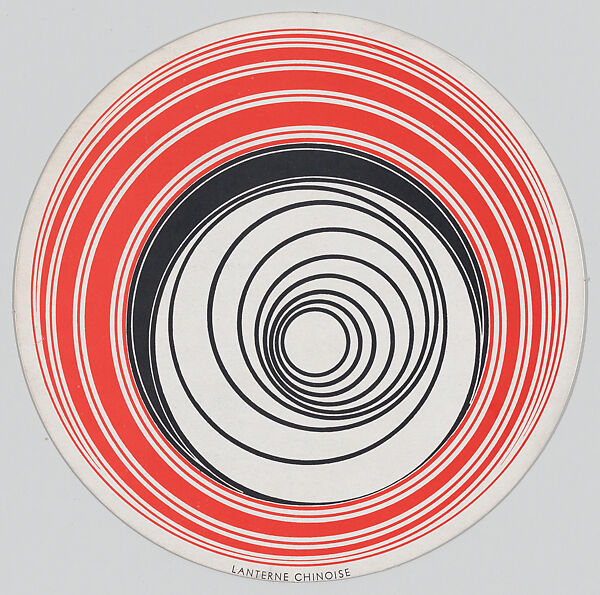 Rotoreliefs (Optical Discs), Marcel Duchamp (American (born France), Blanville 1887–1968 Neuilly-sur-Seine), Offset lithograph