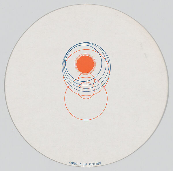 Rotoreliefs (Optical Discs), Marcel Duchamp (American (born France), Blanville 1887–1968 Neuilly-sur-Seine), Offset lithograph