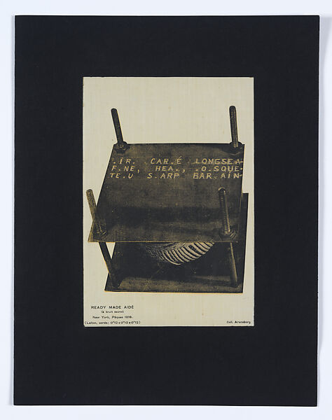 Boîte-en-valise (De ou par Marcel Duchamp ou Rrose Sélavy), Marcel Duchamp (American (born France), Blanville 1887–1968 Neuilly-sur-Seine), Sixty-eight miniature replicas and reproductions of works by Duchamp in a cloth-covered cardboard box