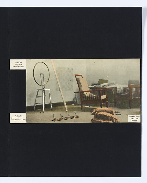 Boîte-en-valise (De ou par Marcel Duchamp ou Rrose Sélavy), Marcel Duchamp (American (born France), Blanville 1887–1968 Neuilly-sur-Seine), Sixty-eight miniature replicas and reproductions of works by Duchamp in a cloth-covered cardboard box