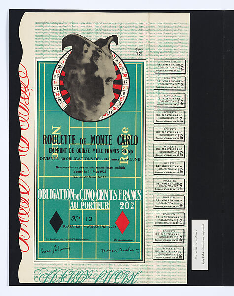 Boîte-en-valise (De ou par Marcel Duchamp ou Rrose Sélavy), Marcel Duchamp (American (born France), Blanville 1887–1968 Neuilly-sur-Seine), Sixty-eight miniature replicas and reproductions of works by Duchamp in a cloth-covered cardboard box