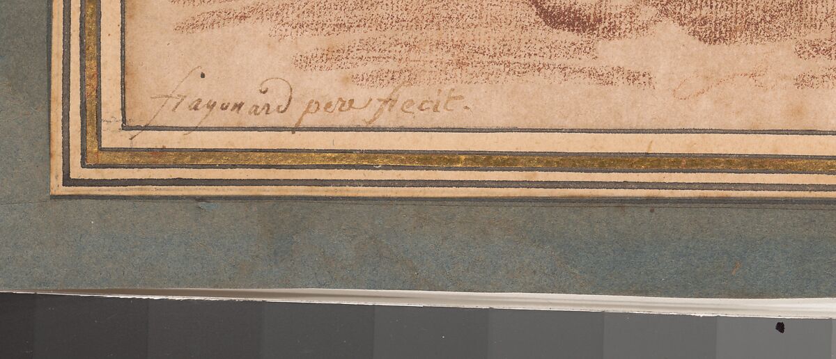 A Fisherman Pulling a Net, Jean Honoré Fragonard (French, Grasse 1732–1806 Paris), Red chalk