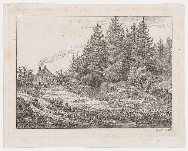 Peasant's Hut at the Edge of a Forest