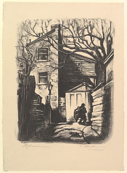 Refuse, Claude Clark, Sr. (American, Rockingham, Georgia 1915–2001 Oakland, California), Lithograph 