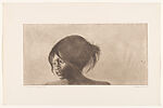 Melinda, Charles Wilbert White  American, Etching and drypoint