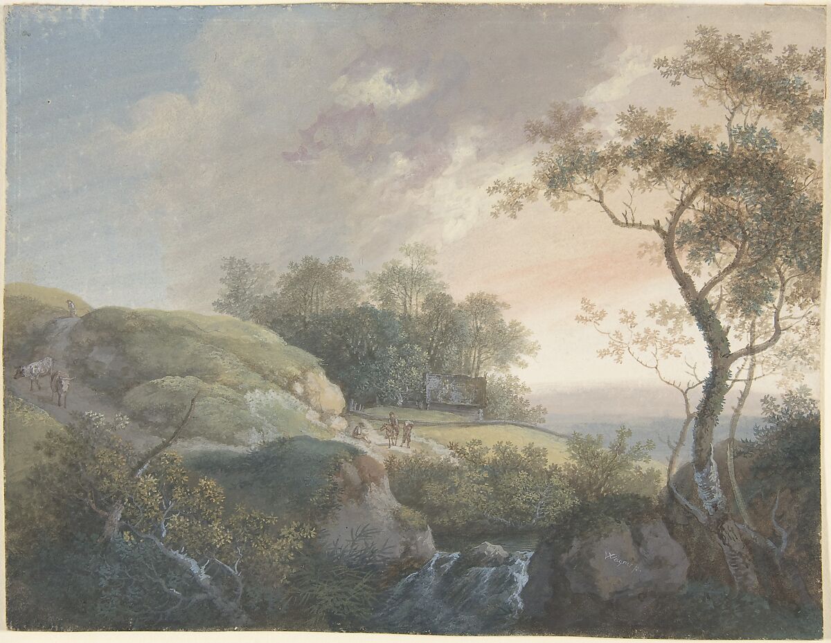 The Morning, Johann Georg Wagner (German, Meissen 1732–1767 Meissen), Gouache and watercolor 