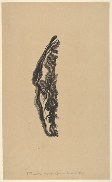 Mephisto [Self-Portrait], Josef Albers (American (born Germany), Bottrop 1888–1976 New Haven, Connecticut), Lithograph 