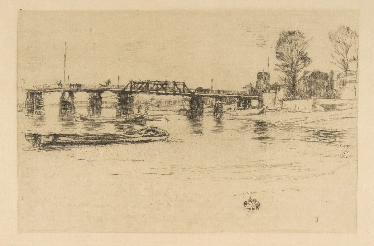 Fulham (Chelsea), After James McNeill Whistler (American, Lowell, Massachusetts 1834–1903 London), Facsimile of etching