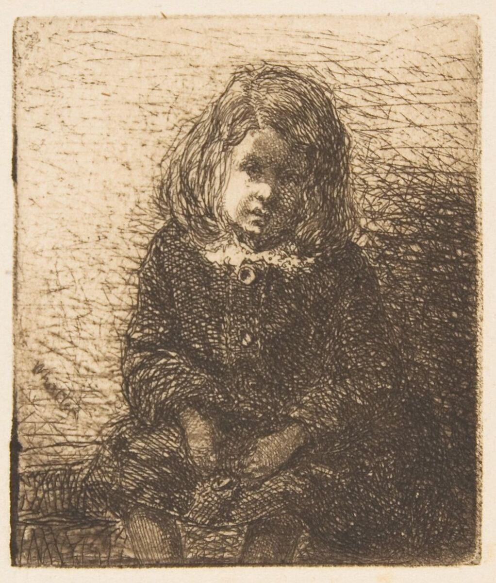 Little Arthur, James McNeill Whistler (American, Lowell, Massachusetts 1834–1903 London), Etching; fourth state of four (Glasgow); printed in dark brown ink on buff laid paper 