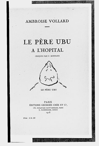 Le Père Ubu à l'Hopital, Ambroise Vollard (French, 1866–1939), Lithograph
