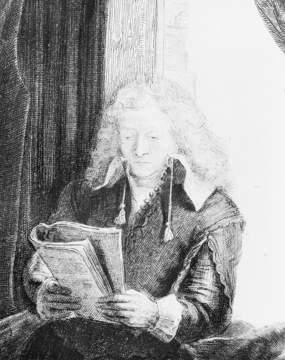 Jan Six, Rembrandt (Rembrandt van Rijn) (Dutch, Leiden 1606–1669 Amsterdam), Etching, drypoint, burin; fifth of five states