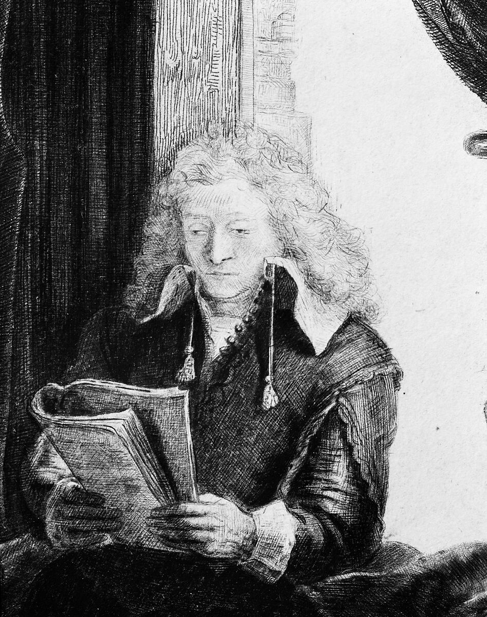 Jan Six, Rembrandt (Rembrandt van Rijn) (Dutch, Leiden 1606–1669 Amsterdam), Etching, drypoint, burin; fifth of five states