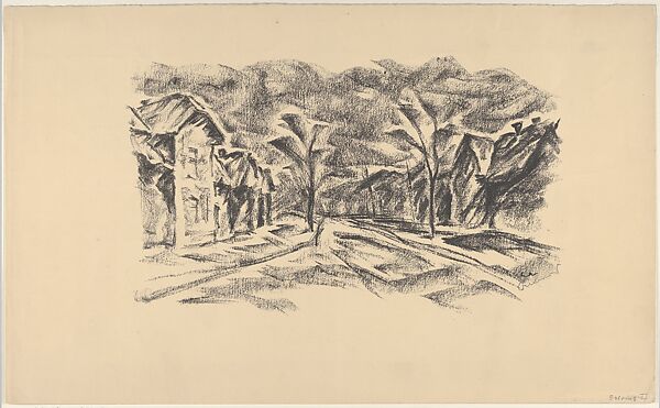 Ostring I, Josef Albers (American (born Germany), Bottrop 1888–1976 New Haven, Connecticut), Lithograph 